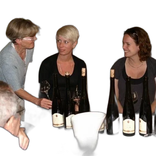 bottle, 3d render, group, people transparent PNG cut-out