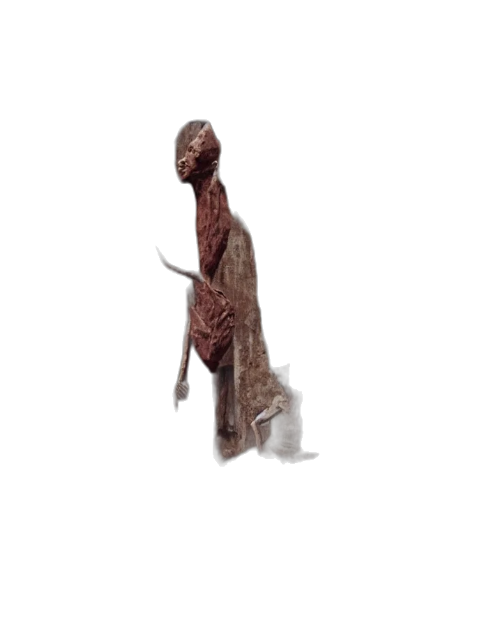 staff, dress, creature, jewelry transparent PNG cut-out