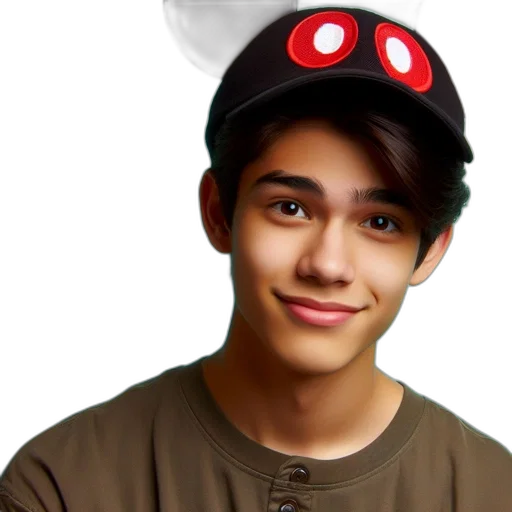 hat, cartoon, photorealistic, 3d render transparent PNG cut-out