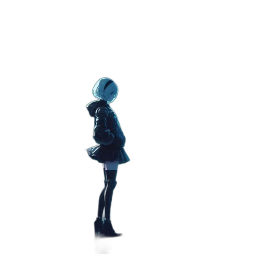 dress, robot, jacket, creature transparent PNG cut-out