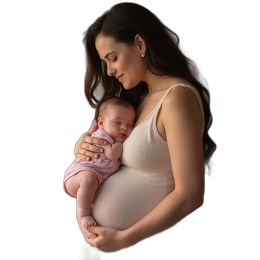 photorealistic, maternal, newborn, health transparent PNG cut-out