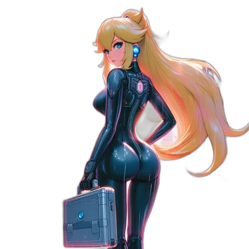 robot, dress, weapon, concept art transparent PNG cut-out