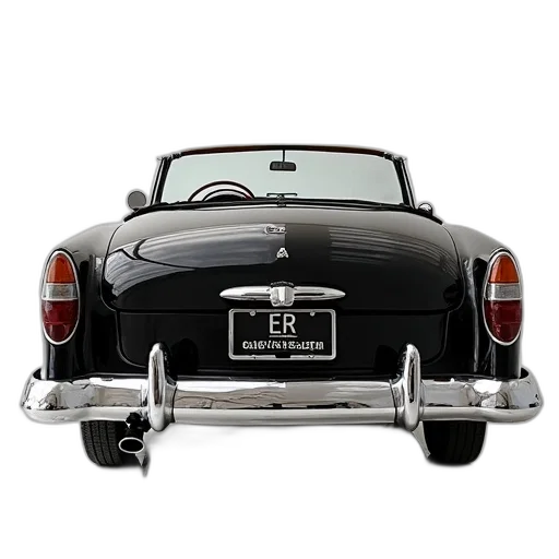 car, crown, 3d render, photorealistic transparent PNG cut-out