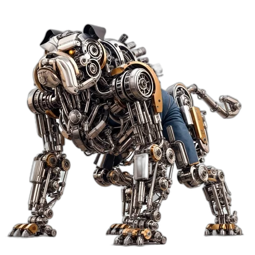 robot, animal, creature, concept art transparent PNG cut-out