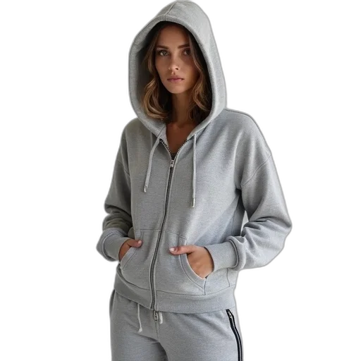 jacket, monochrome, grey, zip transparent PNG cut-out
