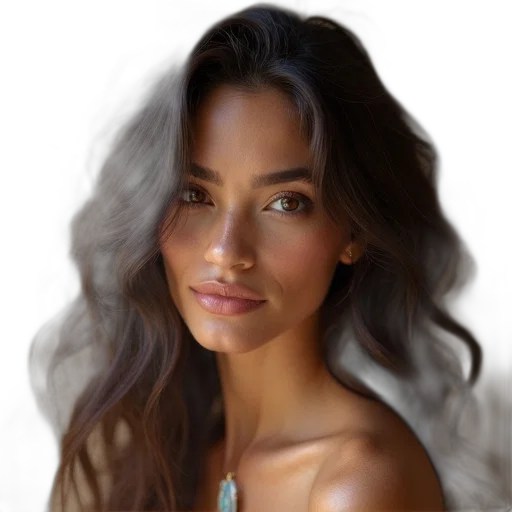 face, hair, jewelry, crown transparent PNG cut-out