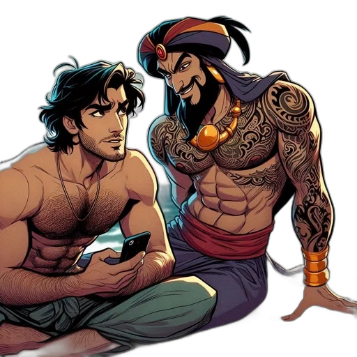 comic book art, concept art, fantasy art, cartoon transparent PNG cut-out