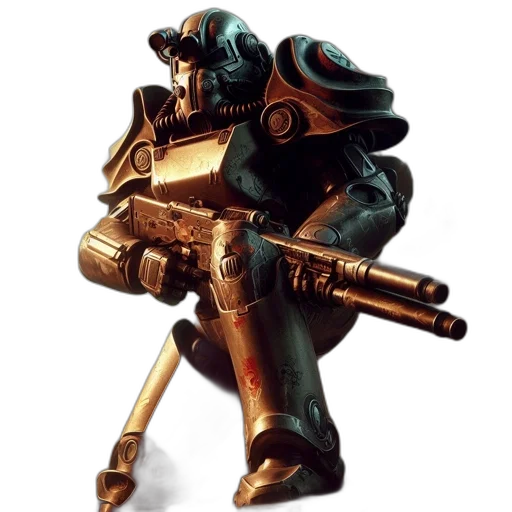 robot, weapon, staff, concept art transparent PNG cut-out