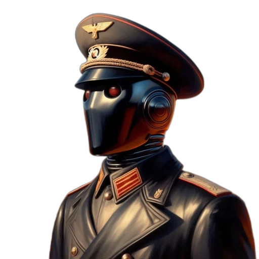mask, robot, face, staff transparent PNG cut-out