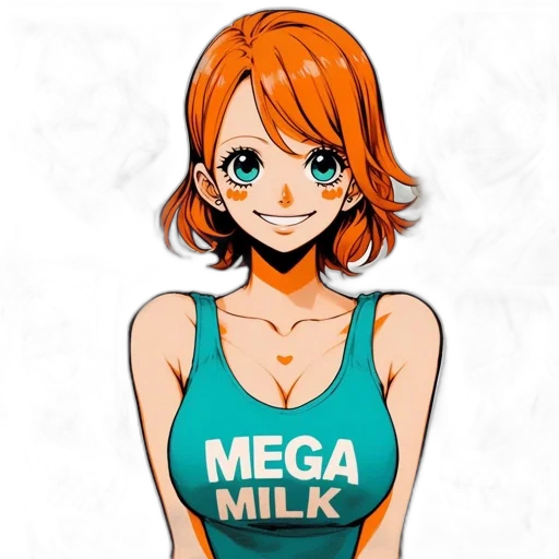 dress, anime, cartoon, comic book art transparent PNG cut-out