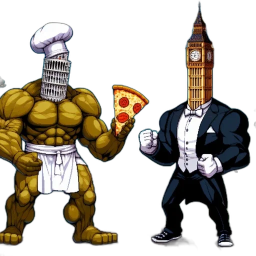 concept art, comic book art, pixel art, cartoon transparent PNG cut-out