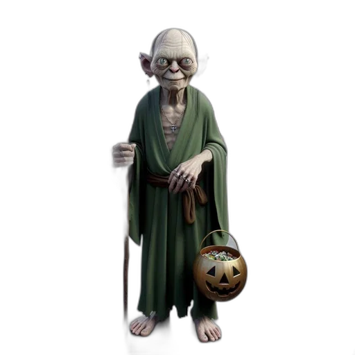 staff, mask, creature, concept art transparent PNG cut-out