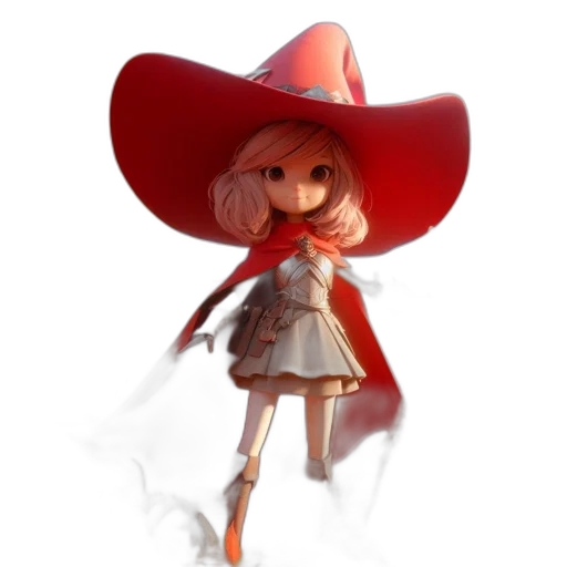 hat, dress, staff, weapon transparent PNG cut-out