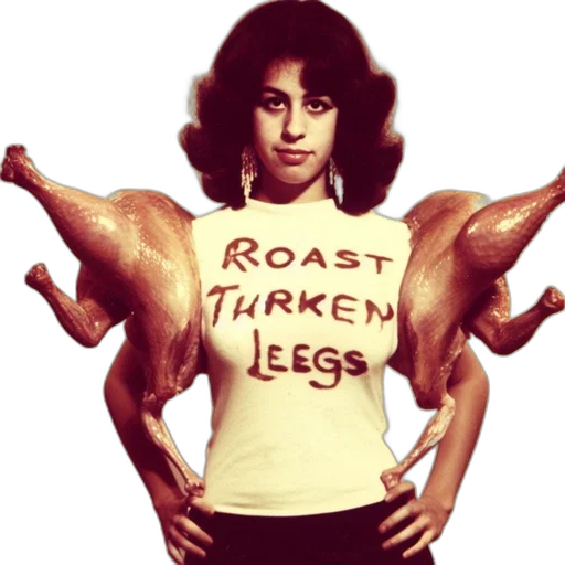 animal, food, woman, dark transparent PNG cut-out