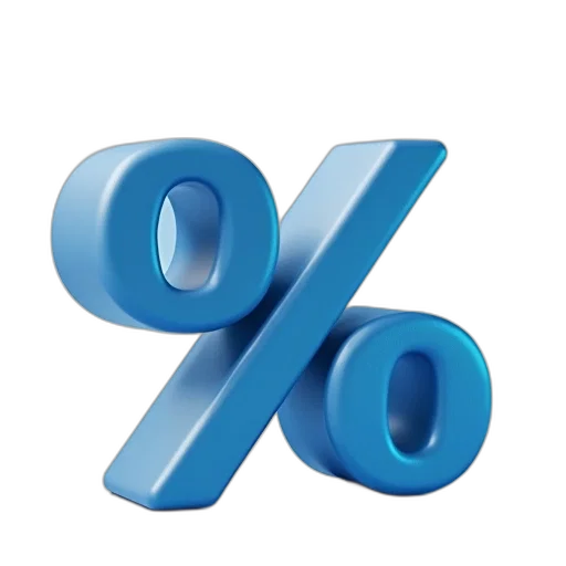 fifty, percent, discount, sign transparent PNG cut-out