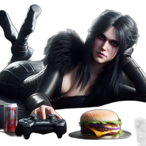 food, concept art, cyberpunk, fantasy art transparent PNG cut-out
