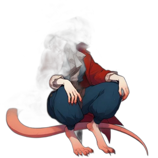 dragon, creature, jacket, animal transparent PNG cut-out