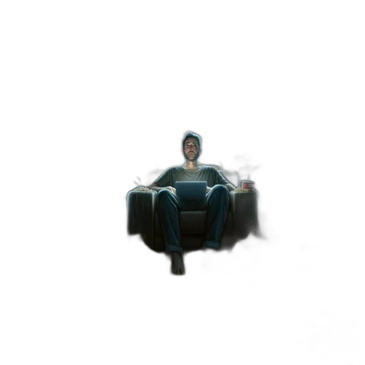 robot, jacket, furniture, face transparent PNG cut-out