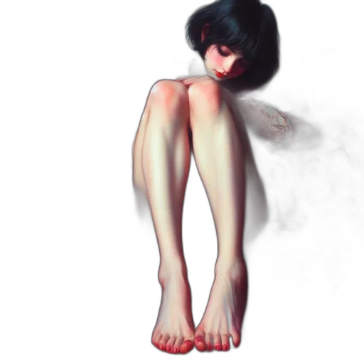 dress, creature, shoes, face transparent PNG cut-out