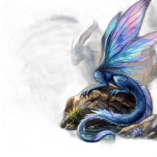 dragon, creature, fantasy art, concept art transparent PNG cut-out