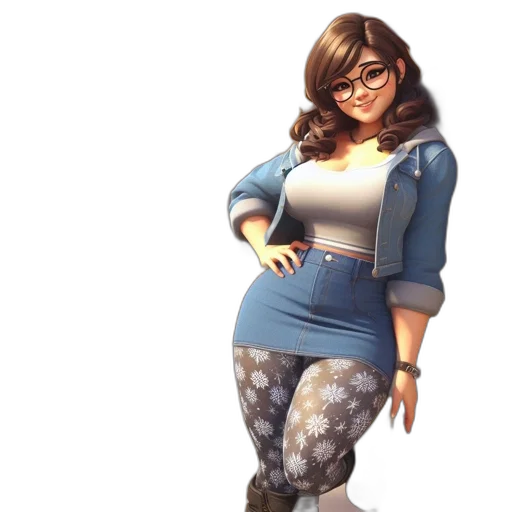 dress, jacket, staff, concept art transparent PNG cut-out