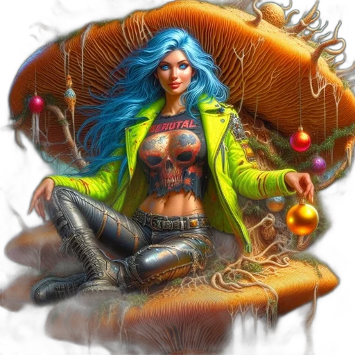 jacket, fantasy art, concept art, comic book art transparent PNG cut-out