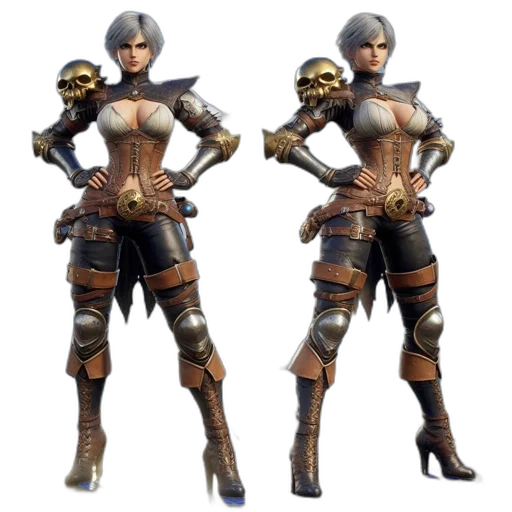 weapon, concept art, 3d render, fantasy art transparent PNG cut-out