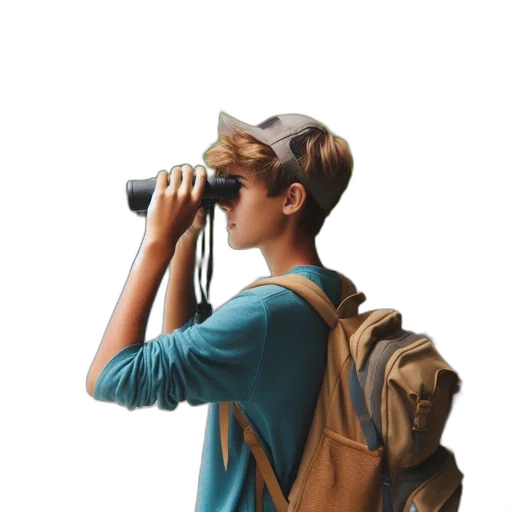 jacket, staff, weapon, face transparent PNG cut-out