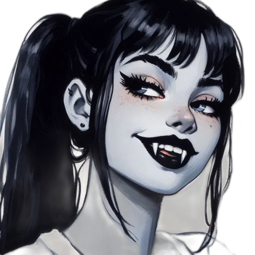 face, creature, fantasy art, comic book art transparent PNG cut-out