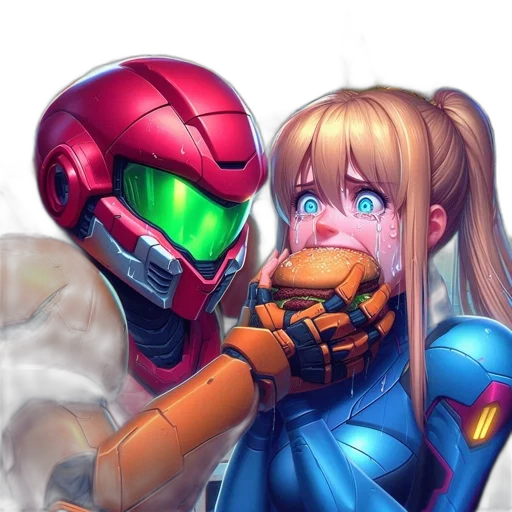 robot, mask, weapon, anime transparent PNG cut-out