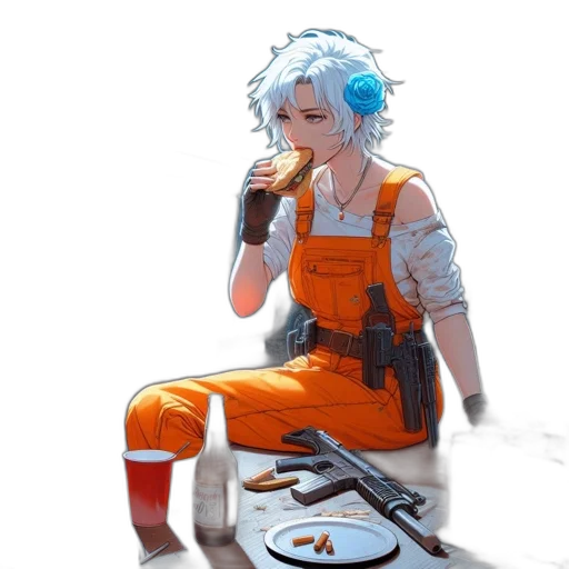 weapon, food, robot, staff transparent PNG cut-out