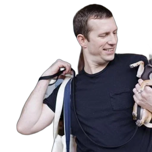 staff, animal, man, black transparent PNG cut-out