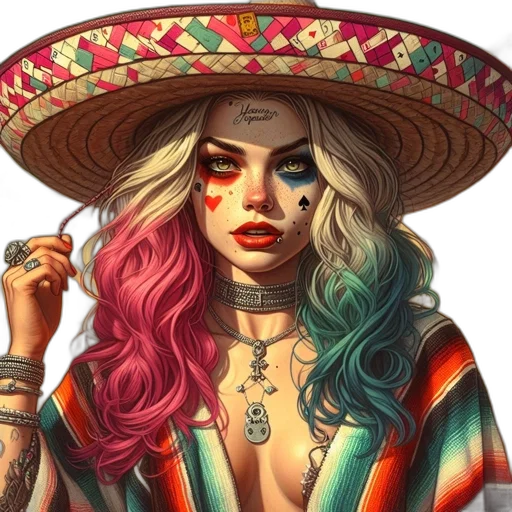 hat, jewelry, face, dress transparent PNG cut-out
