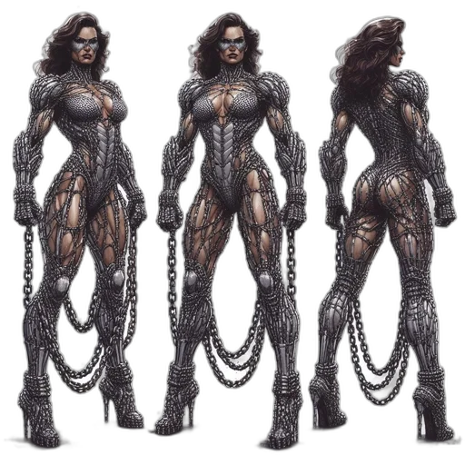 concept art, comic book art, fantasy art, 3d render transparent PNG cut-out