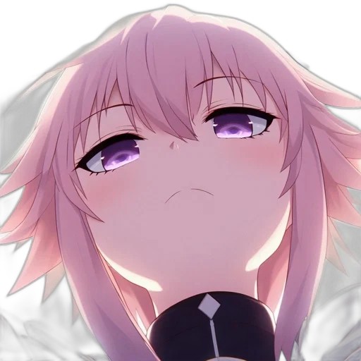 face, staff, jacket, weapon transparent PNG cut-out