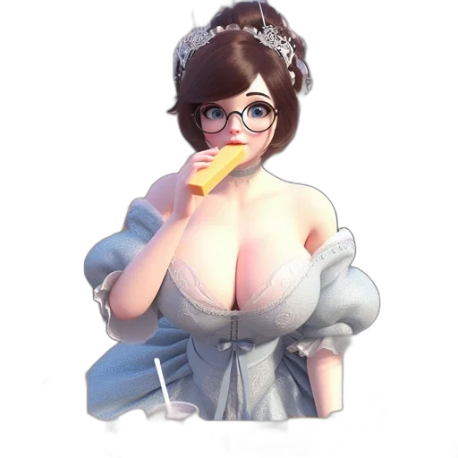 dress, food, staff, crown transparent PNG cut-out