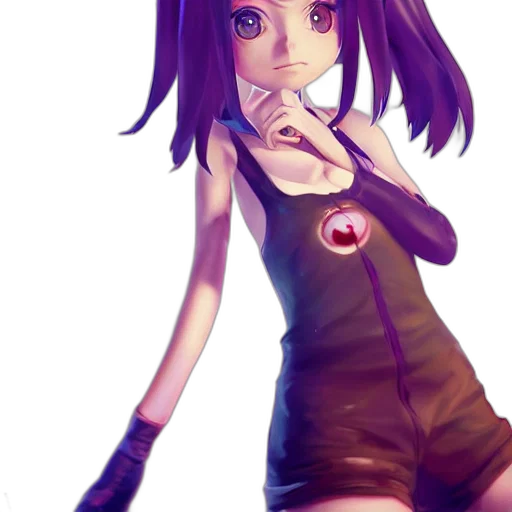 dress, weapon, staff, creature transparent PNG cut-out