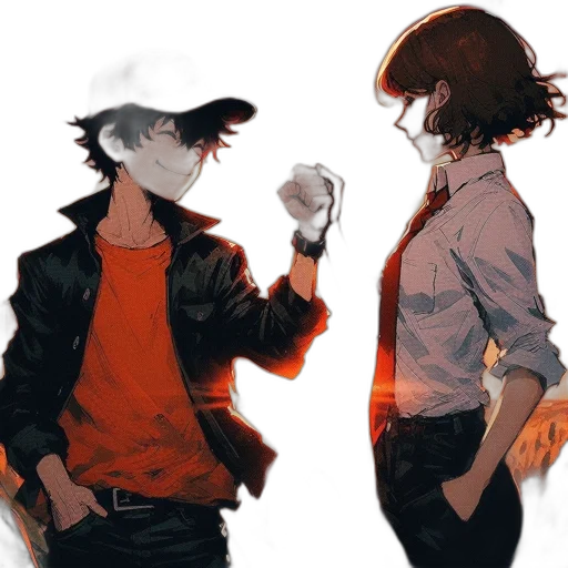 mask, jacket, hat, concept art transparent PNG cut-out