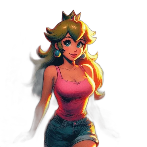 crown, dress, staff, weapon transparent PNG cut-out