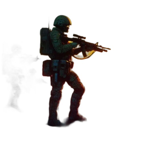 weapon, staff, robot, mask transparent PNG cut-out