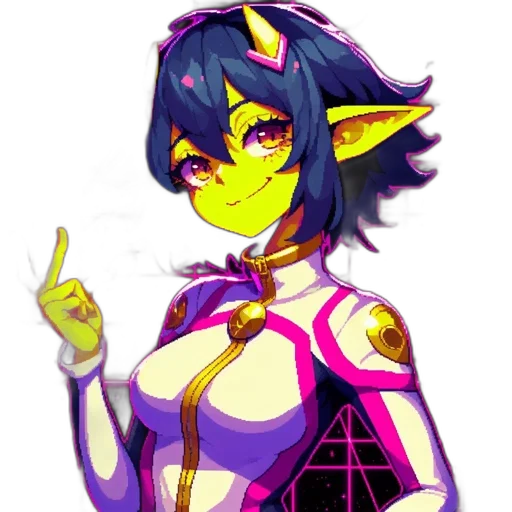 staff, mask, robot, pixel art transparent PNG cut-out