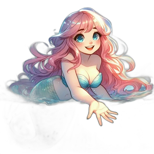 dress, creature, crown, watercolor transparent PNG cut-out