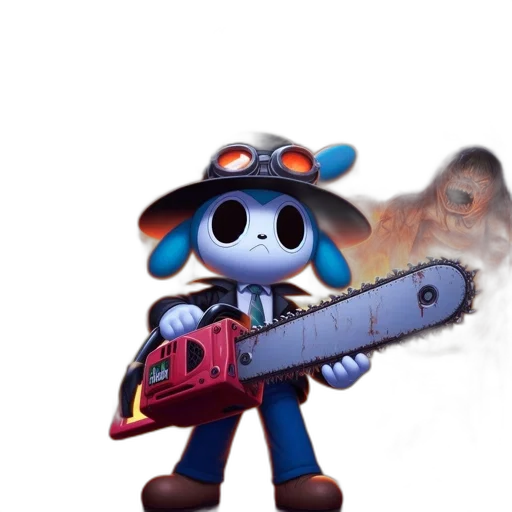 weapon, robot, staff, animal transparent PNG cut-out