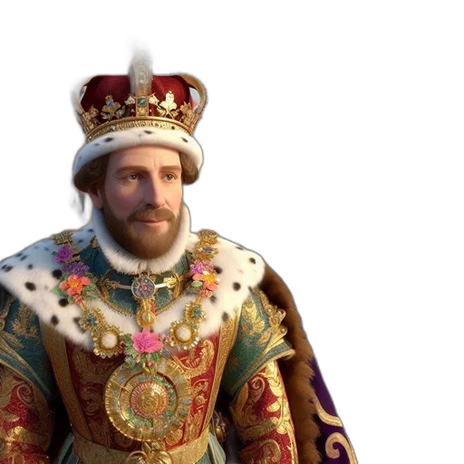 crown, staff, sword, face transparent PNG cut-out