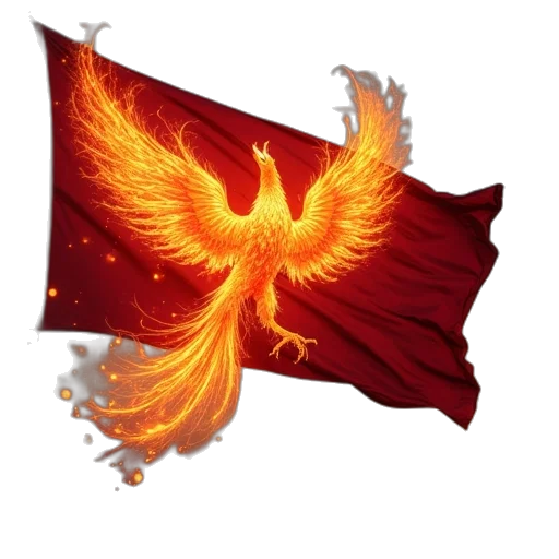 dragon, image, firebird, bird transparent PNG cut-out