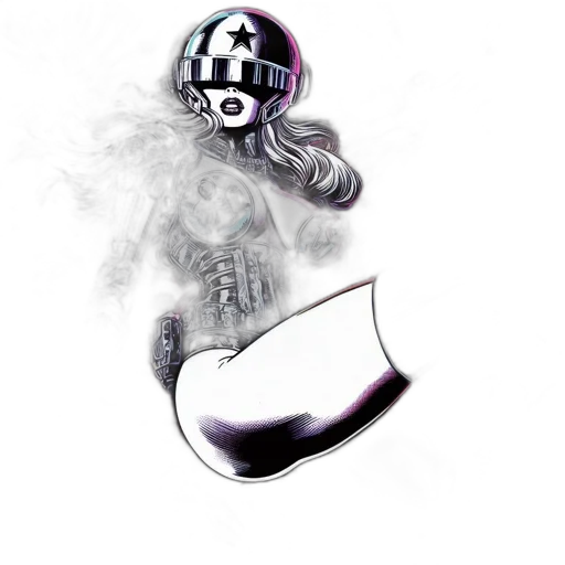 mask, robot, concept art, fantasy art transparent PNG cut-out