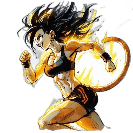 comic book art, concept art, anime, cartoon transparent PNG cut-out