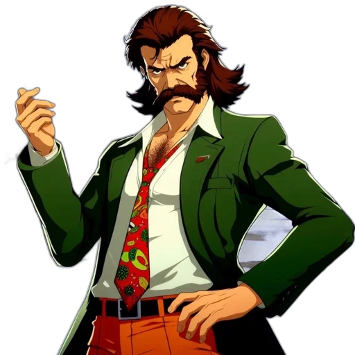 jacket, staff, cartoon, concept art transparent PNG cut-out