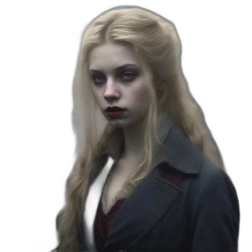 face, hair, staff, jacket transparent PNG cut-out