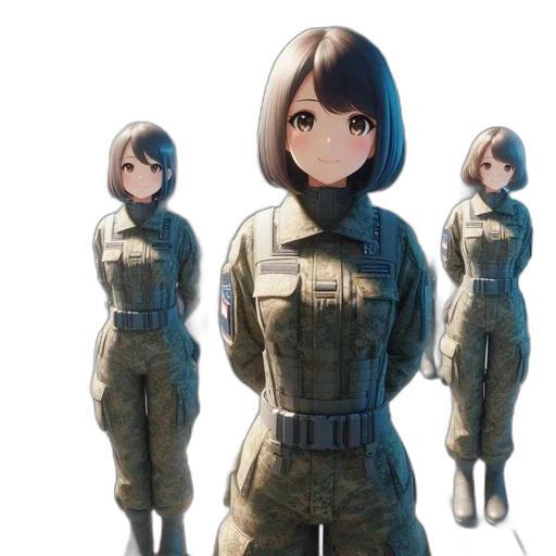 robot, jacket, weapon, face transparent PNG cut-out